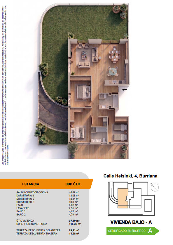 Calle Helsinki, 4, Burriana, bajo a