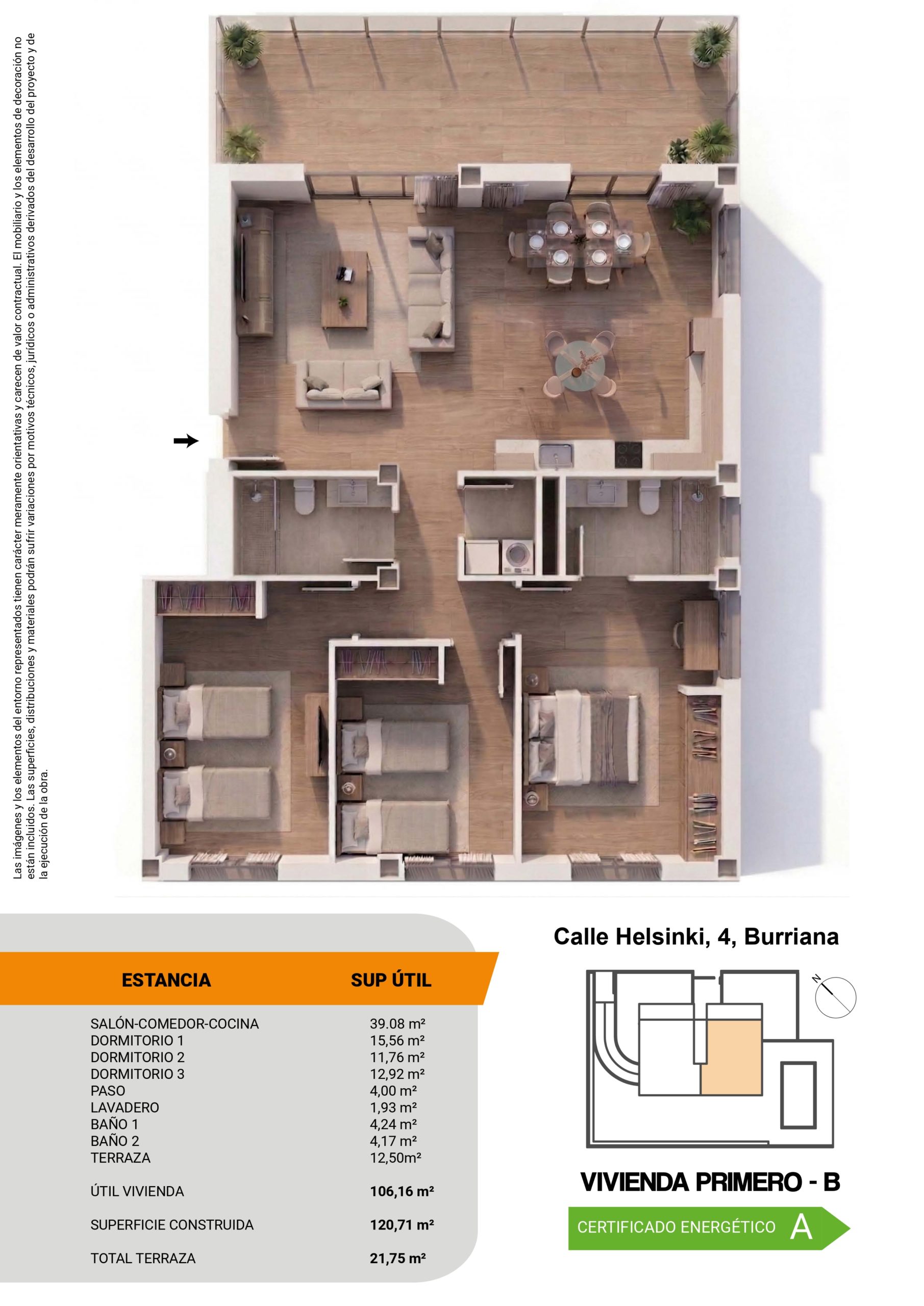 Piso de Obra Nueva en Venta en Burriana (Castellón) zona Novenes de Calatrava